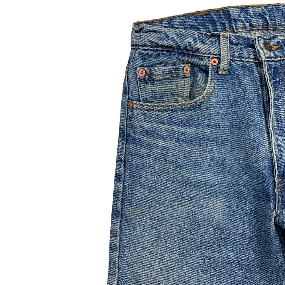 Faded ‘90s Levi’s 505 Denim Jeans - Medium Wash -… - image 2