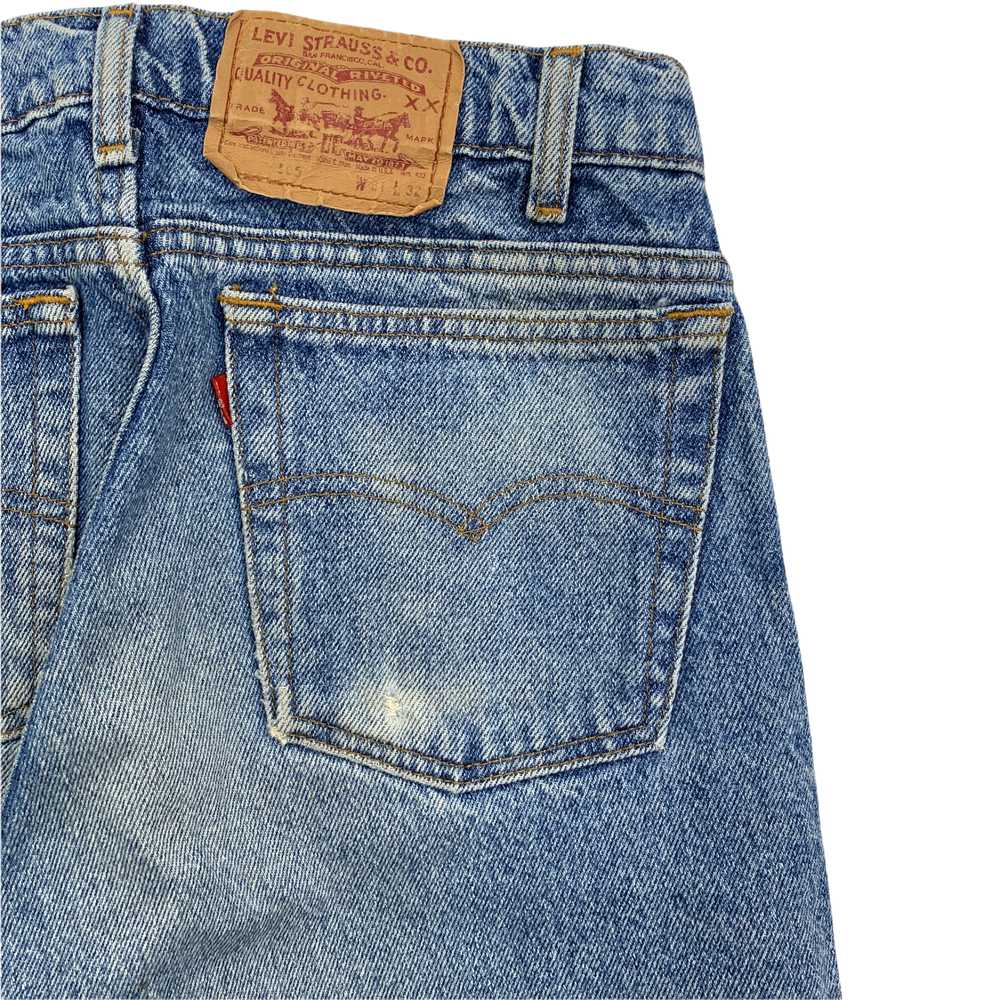 Faded ‘90s Levi’s 505 Denim Jeans - Medium Wash -… - image 6
