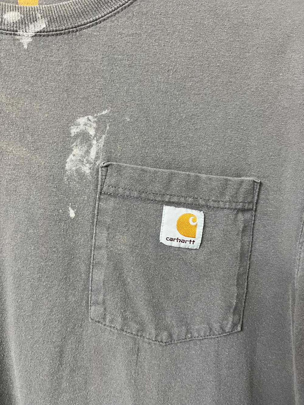 Vintage Carhartt Distressed Painter Longsleeve Po… - image 3