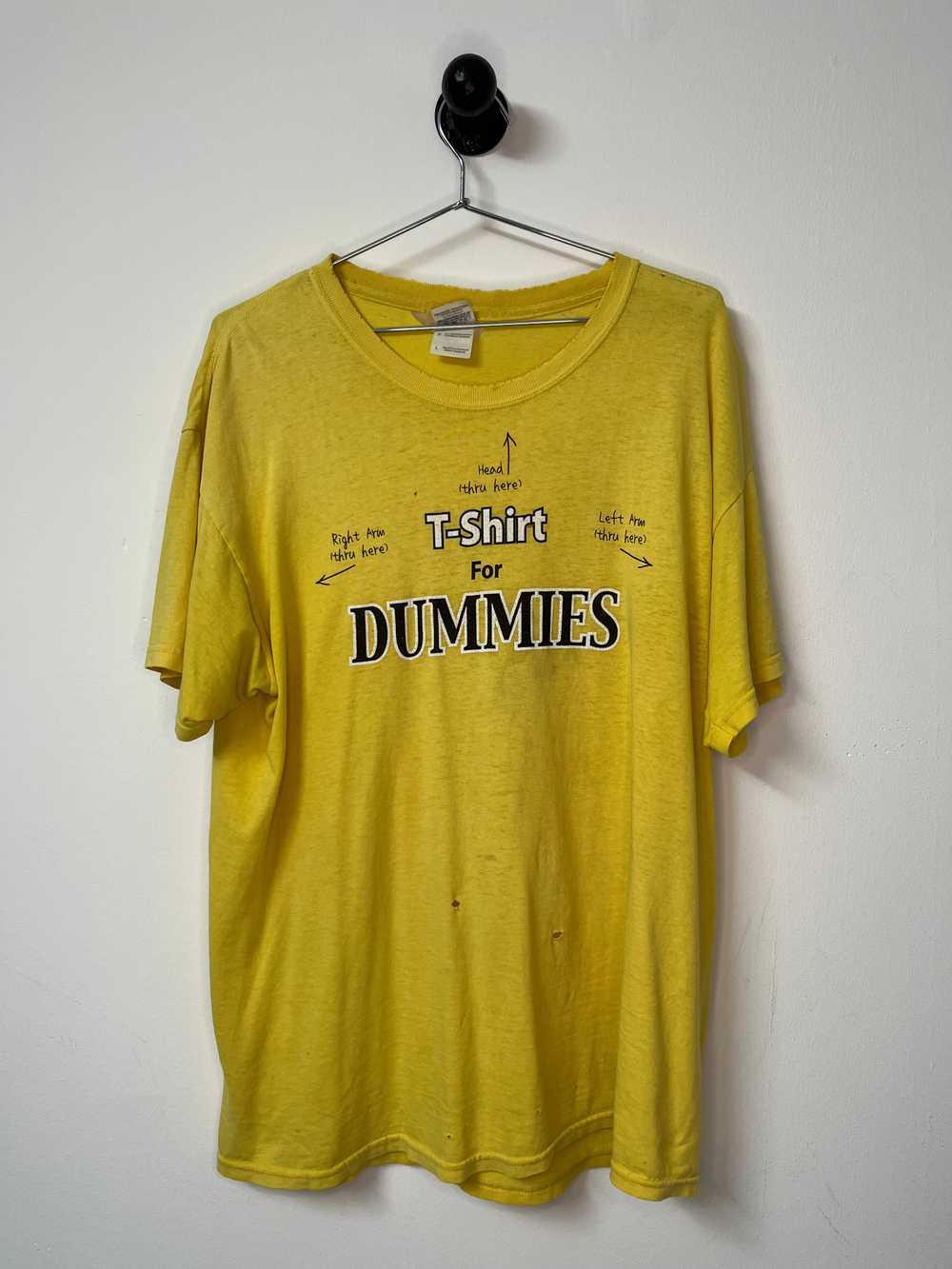 90s T-Shirt For Dummies Humor T-Shirt - Aged Cana… - image 1