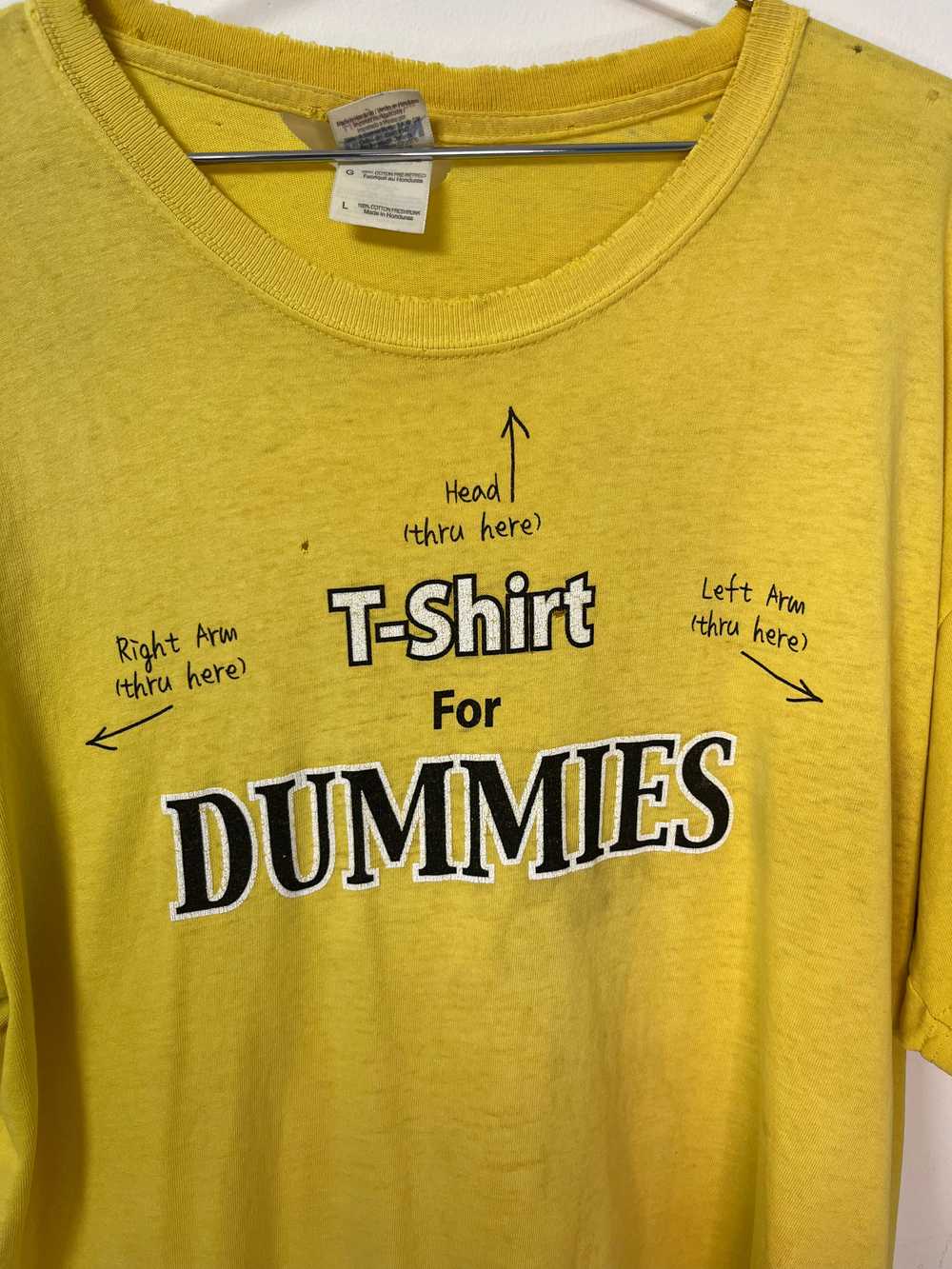 90s T-Shirt For Dummies Humor T-Shirt - Aged Cana… - image 2