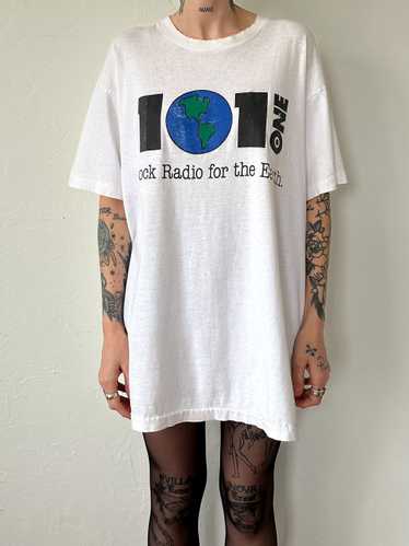 1990s 101 FM Rock Radio T Shirt