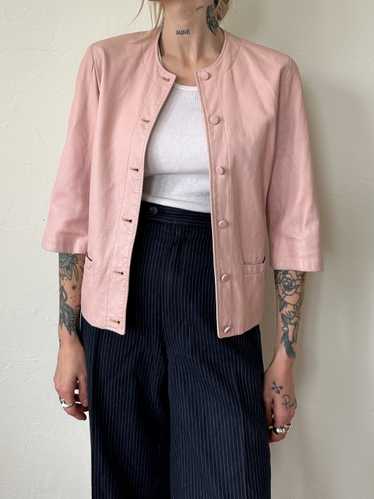 1960s Pink Leather Jacket