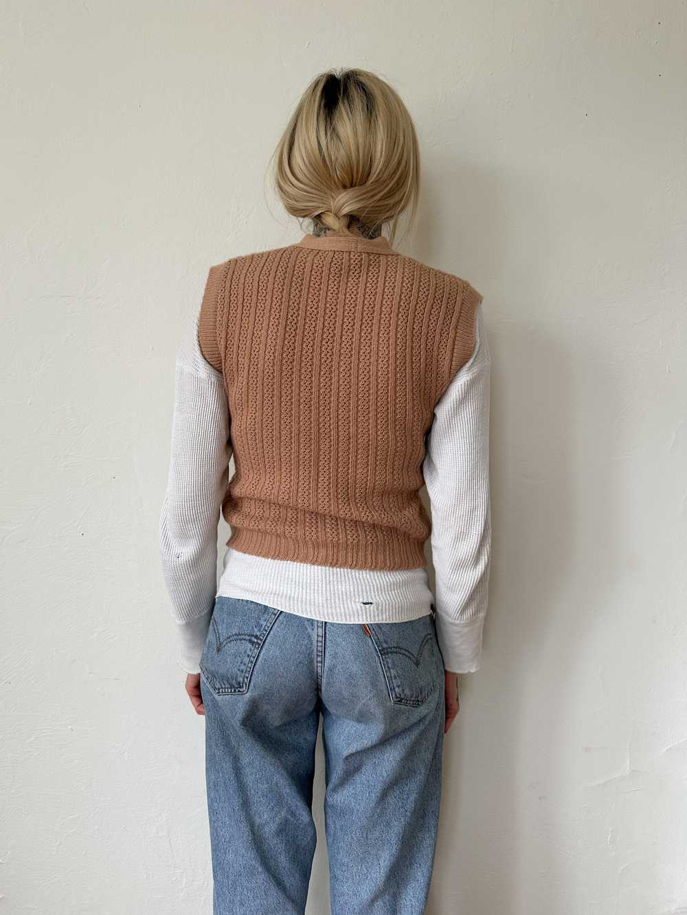 1970s Acrylic Sweater Vest - image 2