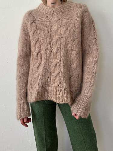 1970s Handmade Wool Mohair Sweater