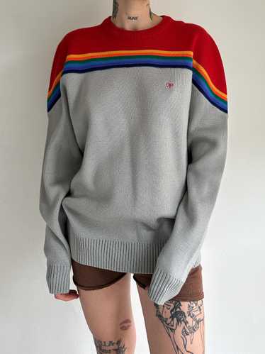1970s Ocean Pacific Rainbow Sweater