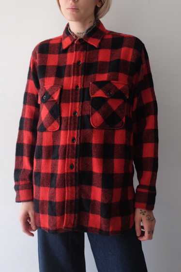 1960s Five Brothers Buffalo Plaid Flannel