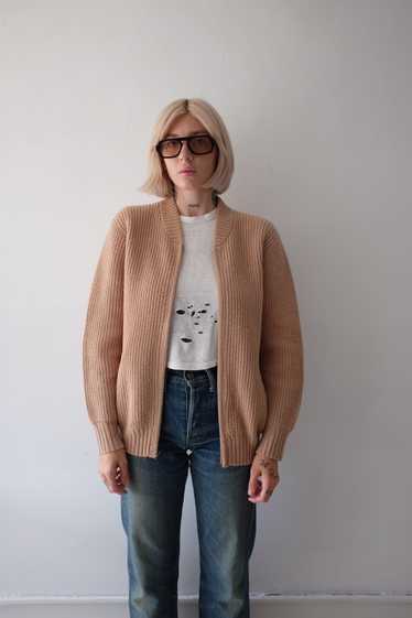 60s Knit Zip Sweater