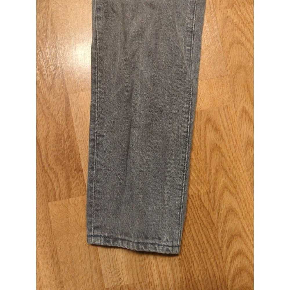 Levis 501 Jeans Womens Size 5 Denim Gray High Ris… - image 2