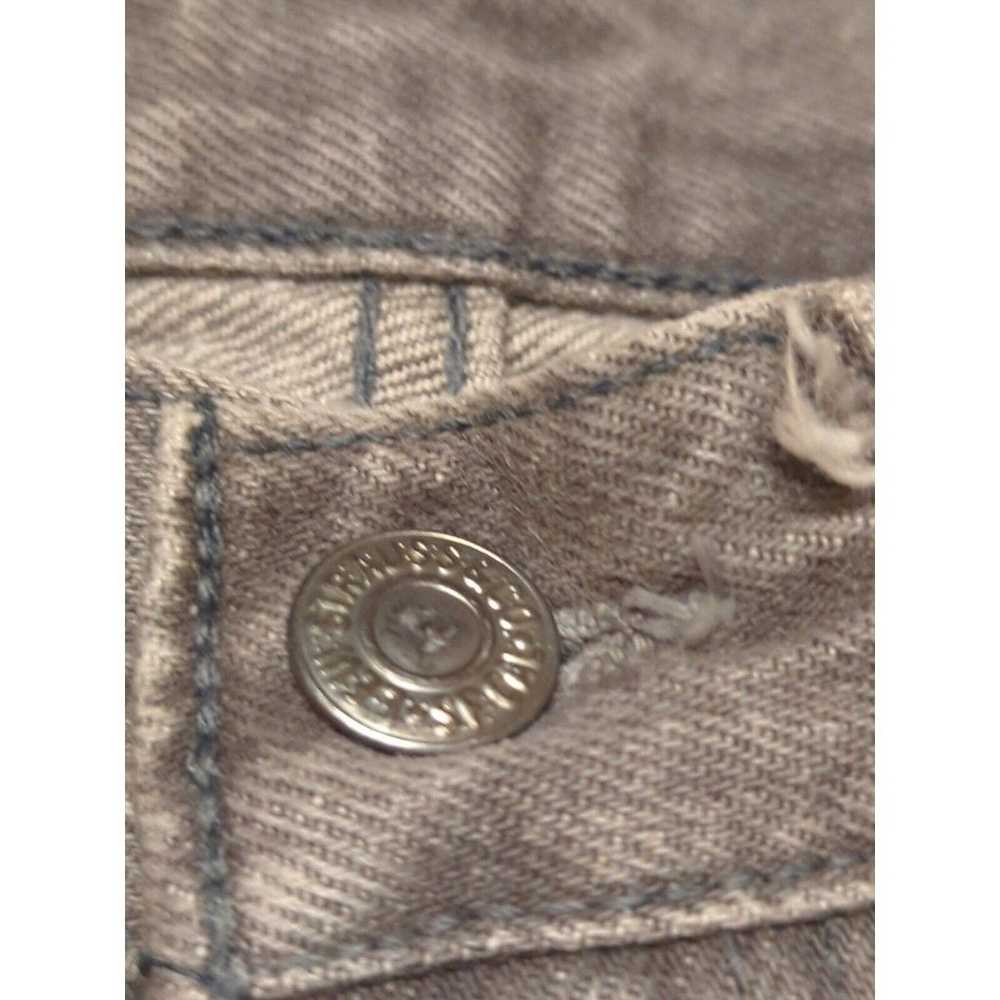 Levis 501 Jeans Womens Size 5 Denim Gray High Ris… - image 5