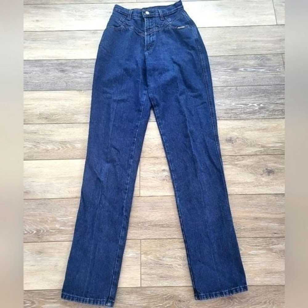Vintage Rockies jeans xs TALL  dark blue  denim s… - image 1