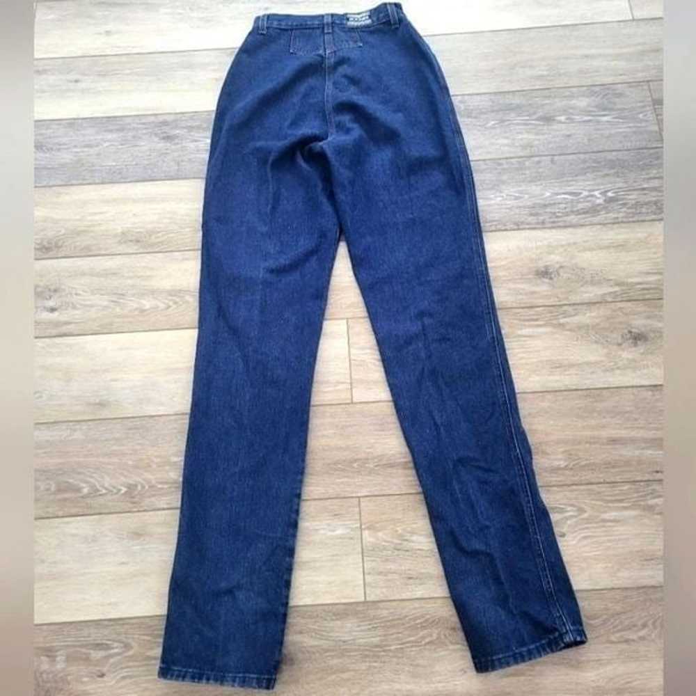Vintage Rockies jeans xs TALL  dark blue  denim s… - image 2