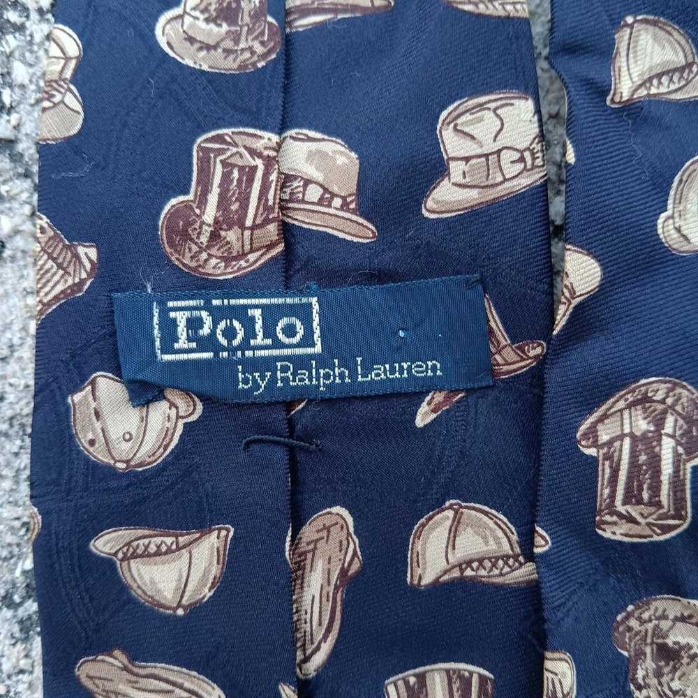 Vintage Polo Ralph Lauren Handmade Silk Tie Made … - image 8