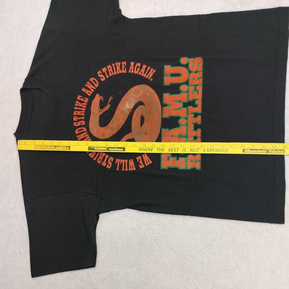 Vintage Florida A&M T Shirt L FAMU Rattlers 90s S… - image 11