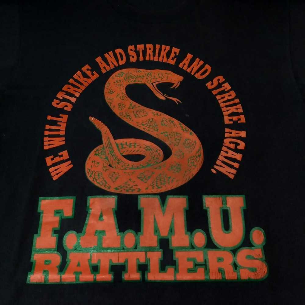 Vintage Florida A&M T Shirt L FAMU Rattlers 90s S… - image 2