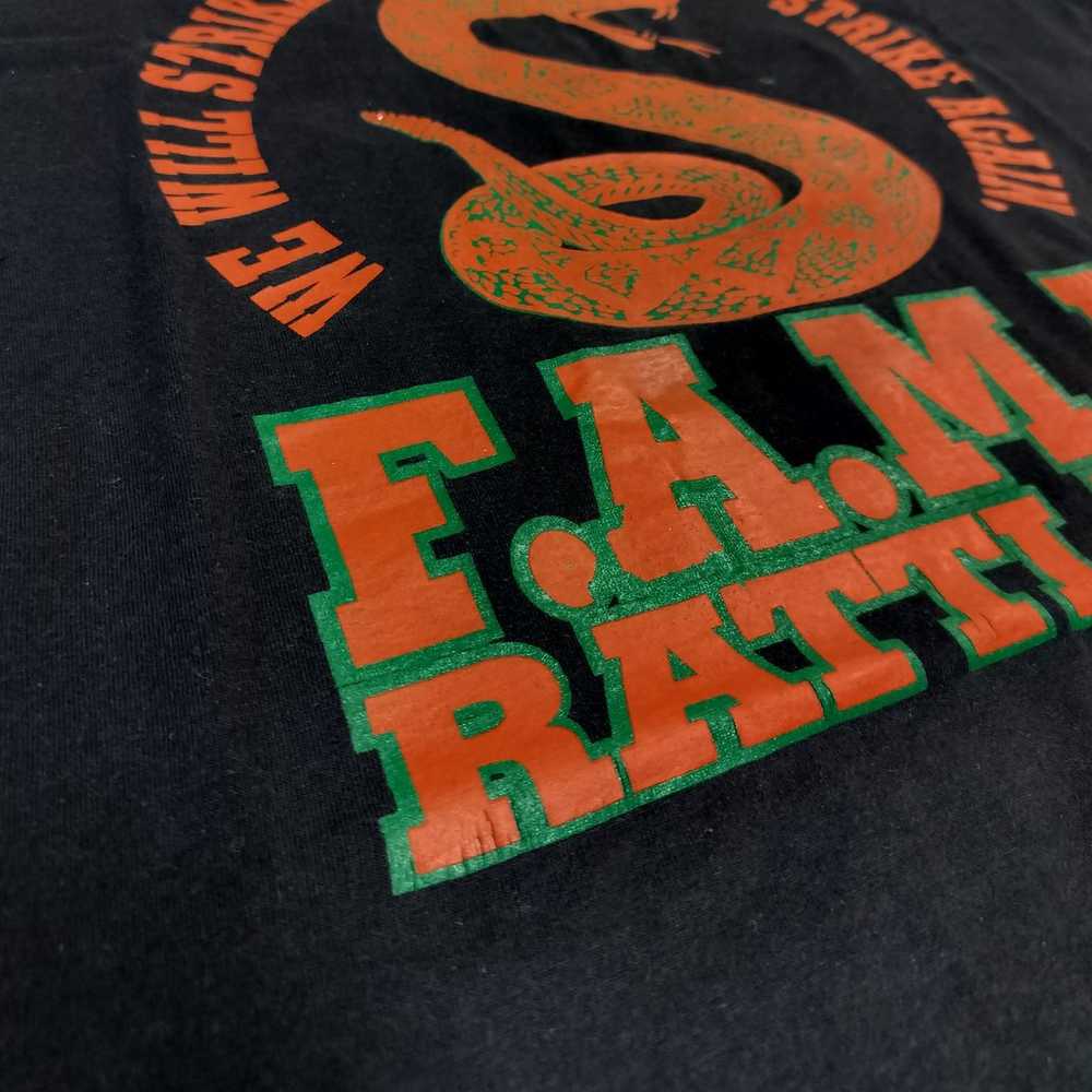 Vintage Florida A&M T Shirt L FAMU Rattlers 90s S… - image 4
