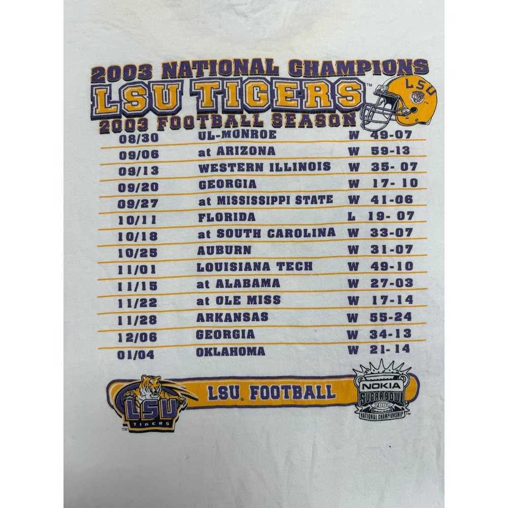 Vintage LSU Tigers NCAA Football 2003 National Ch… - image 3
