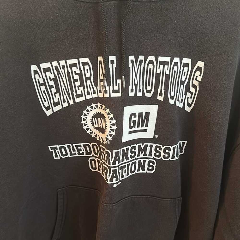 Vintage General Motors hoodie size 2xl - image 2