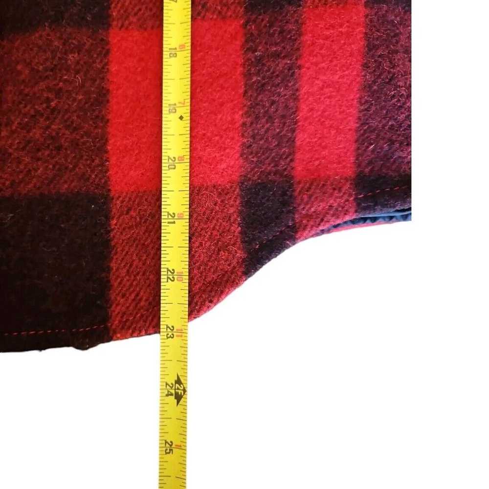 Schaefer Outfitter Wool Blend Vest Red Buffalo Ch… - image 3