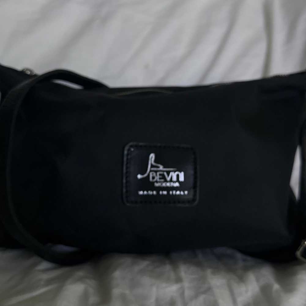Bevini Modena black, nylon shoulder bag - image 1