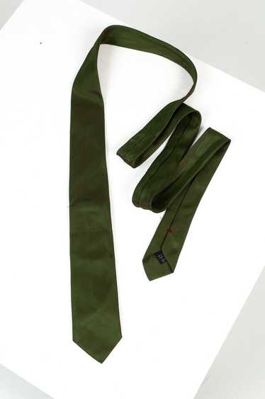 Jil Sander Jil Sander Men Tie Slim Silk Green