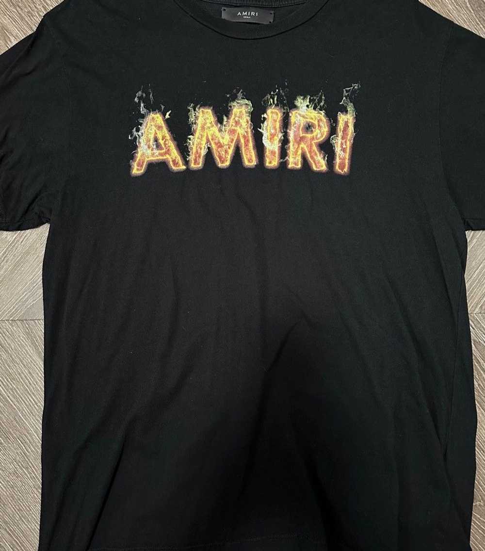 Amiri AMIRI flame LOGO classic short sleeves - image 1