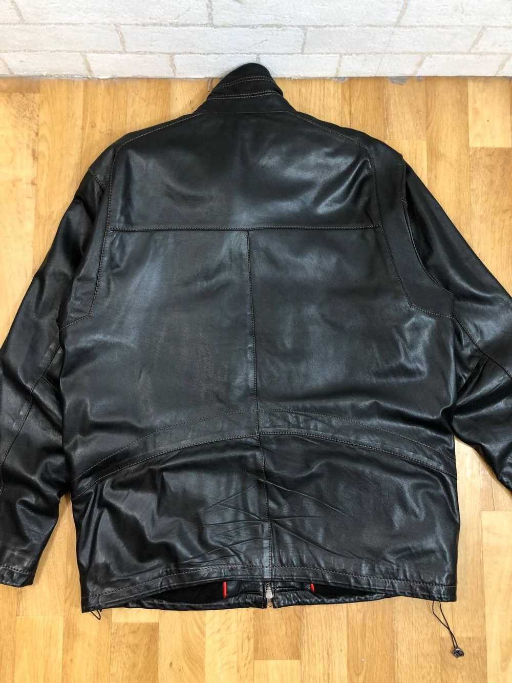 Avant Garde × Bomber Jacket × Genuine Leather 90s… - image 2