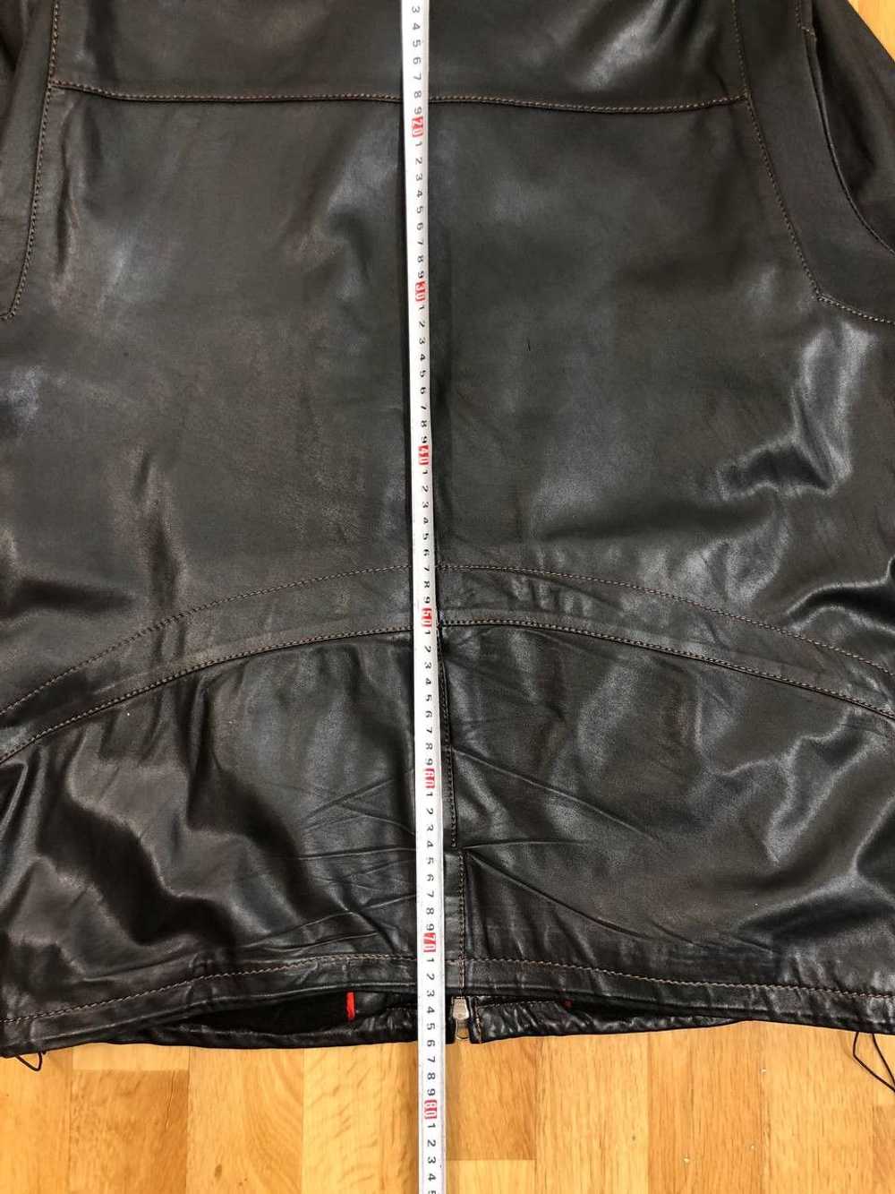 Avant Garde × Bomber Jacket × Genuine Leather 90s… - image 5