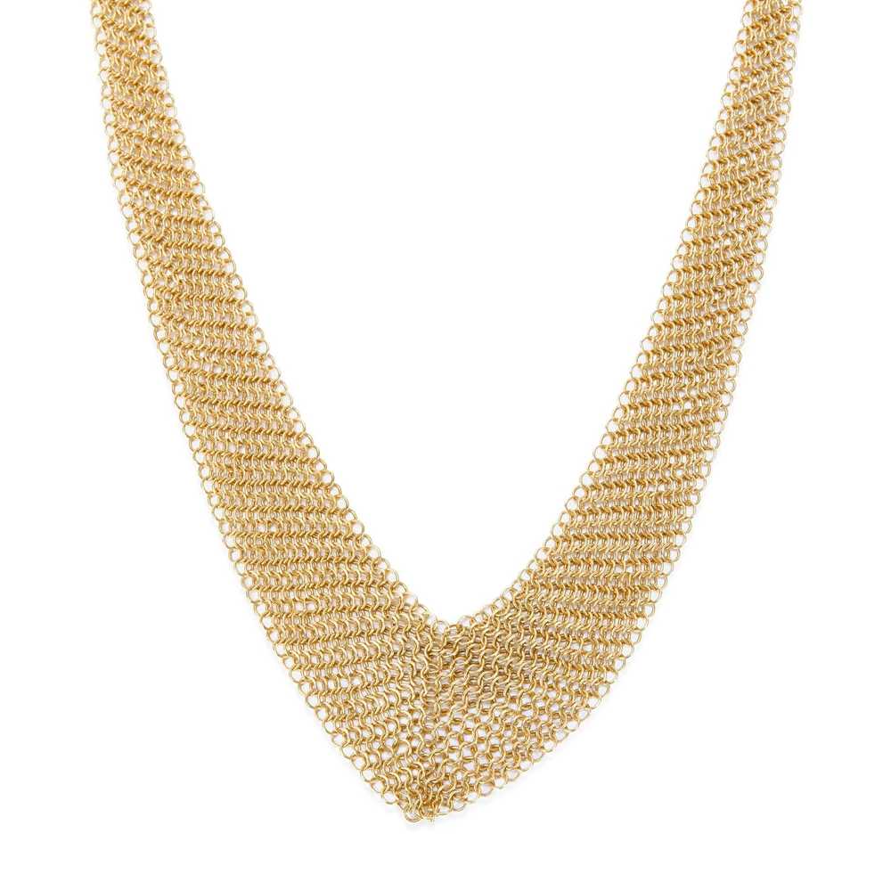 Tiffany & Co. Tiffany & Co. Mesh Necklace in 18KT… - image 1