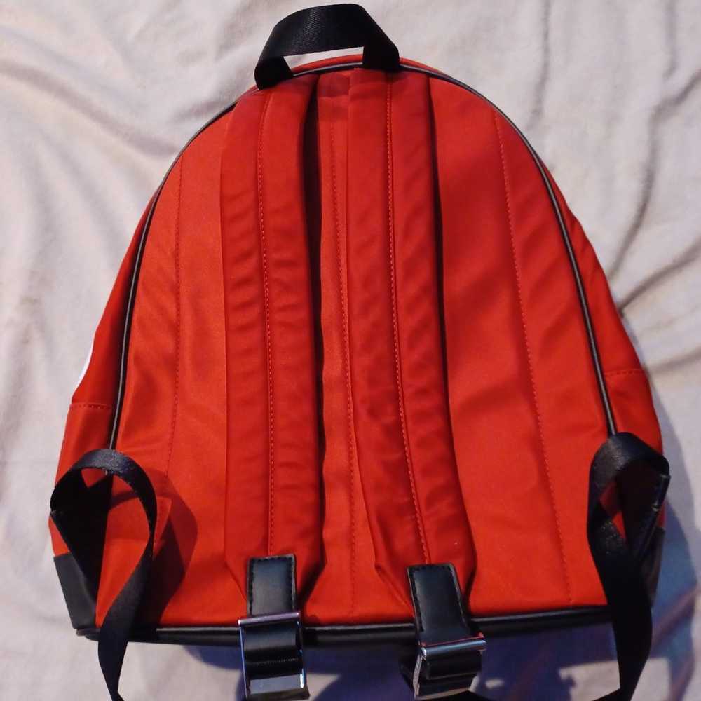 Michael Kors Flame Red Nylon Backpack - image 2