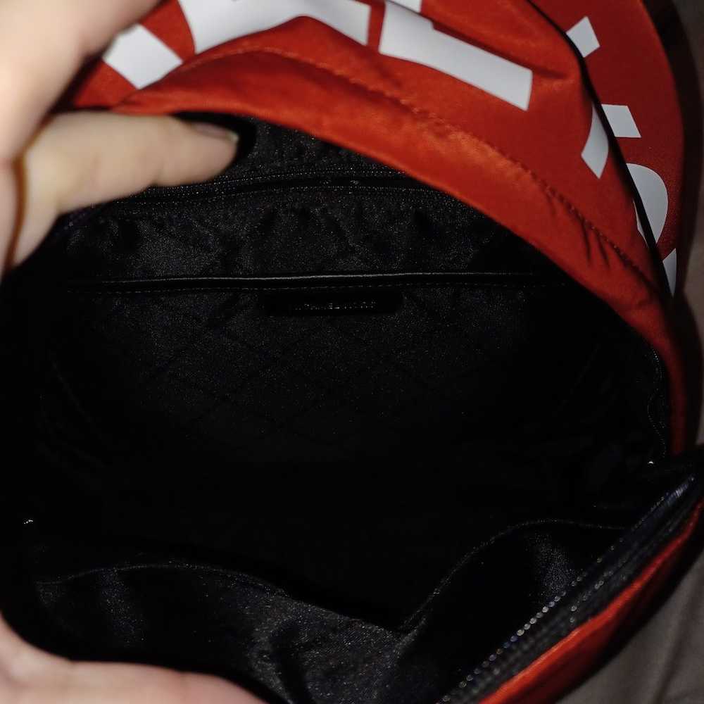 Michael Kors Flame Red Nylon Backpack - image 8