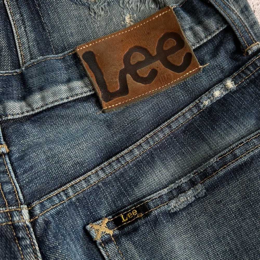 Lee × Vintage Vintage Lee Distressed Repair Flare… - image 4