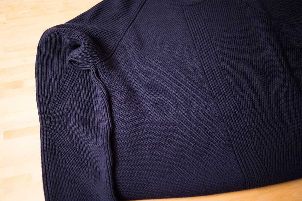 Jil Sander Navy Wool Sweater - image 3