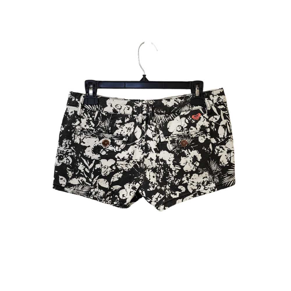 Other Roxy Black White Floral Shorts Size 5 Junio… - image 3