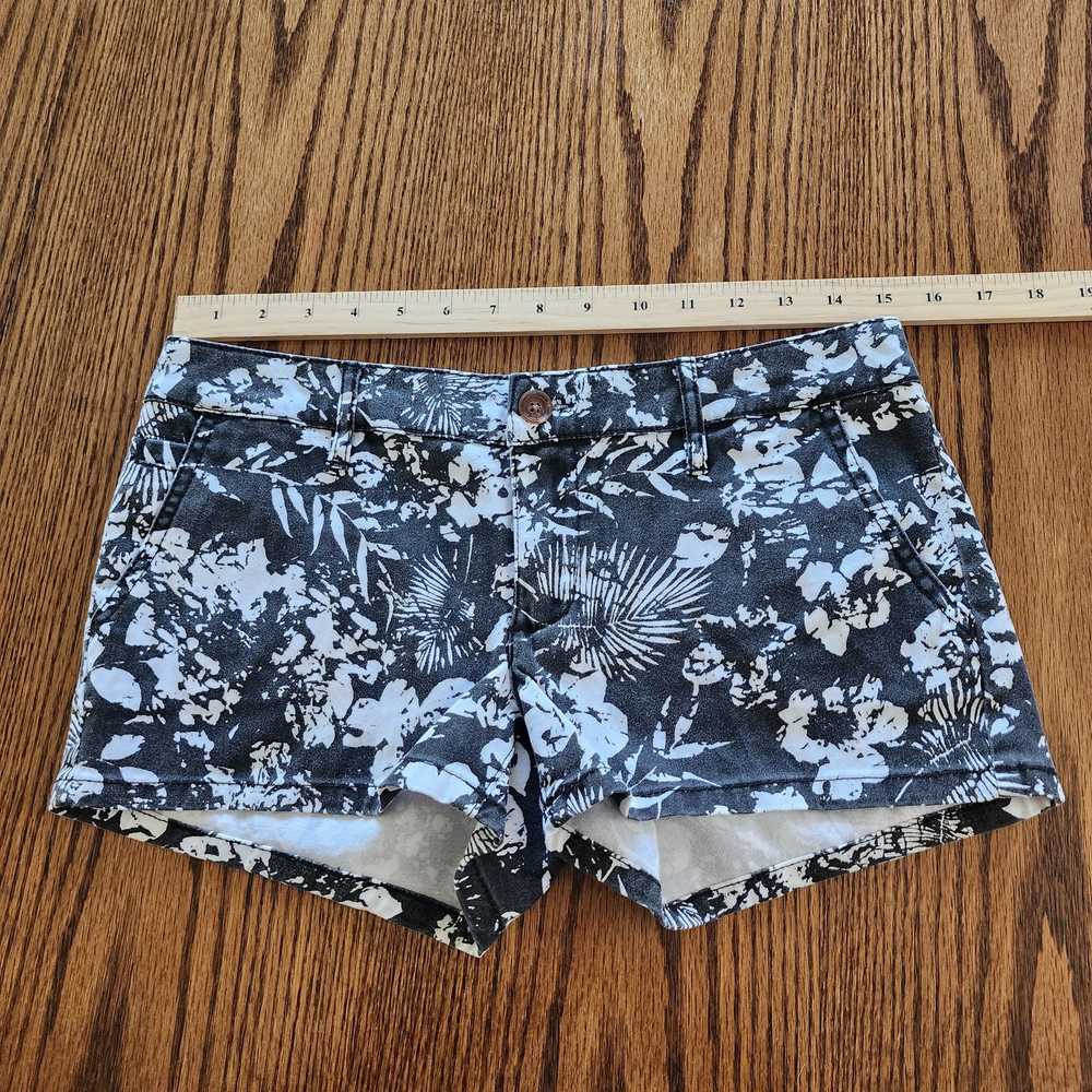 Other Roxy Black White Floral Shorts Size 5 Junio… - image 7