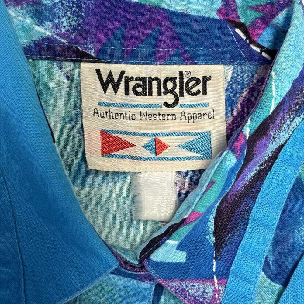 Vintage × Wrangler Vintage Wrangler Western Shirt… - image 6