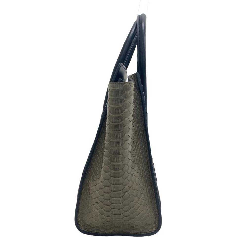 Celine CELINE Luggage Nano Shopper Handbag Black … - image 3