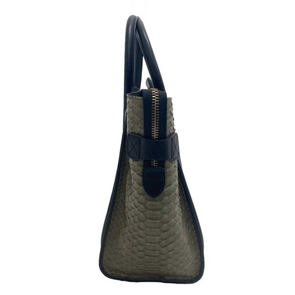 Celine CELINE Luggage Nano Shopper Handbag Black … - image 4