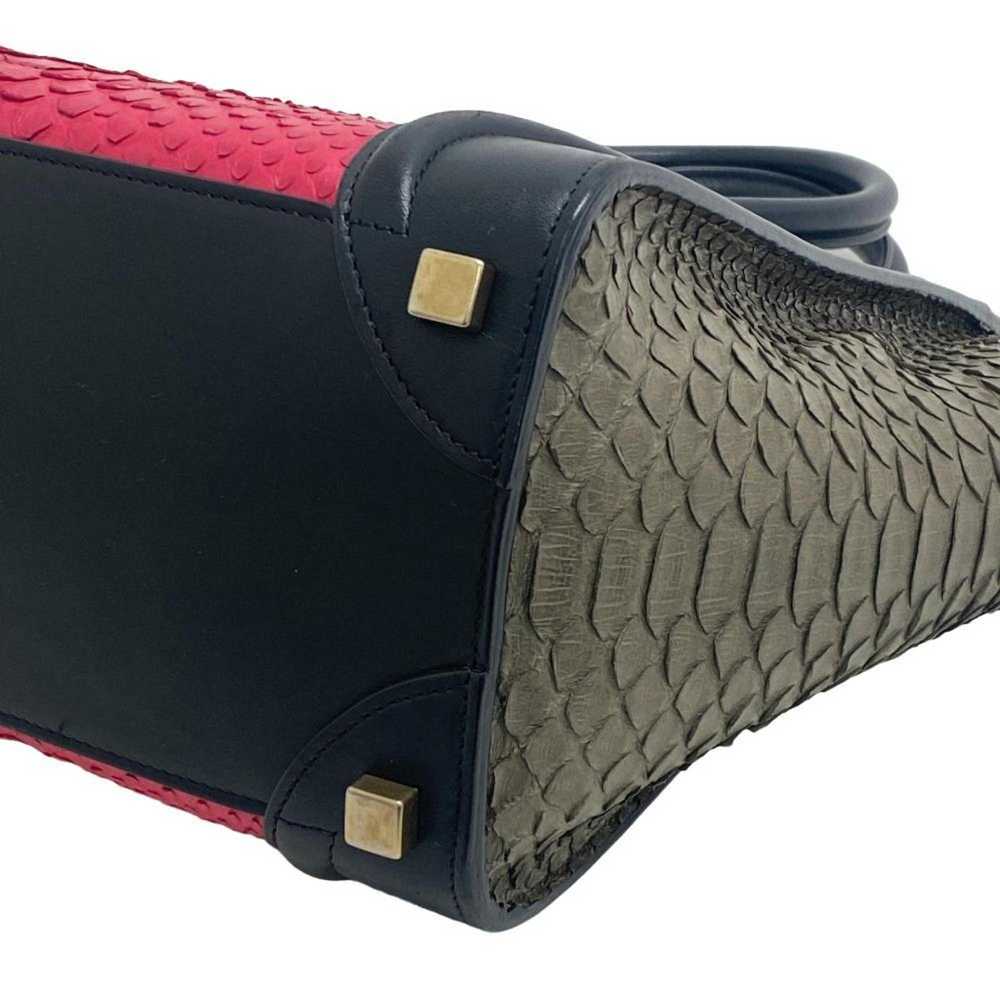 Celine CELINE Luggage Nano Shopper Handbag Black … - image 6