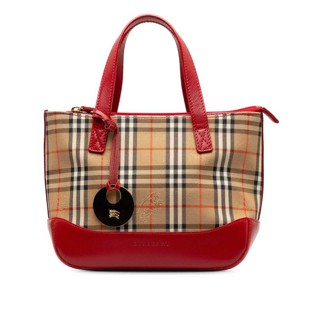 Burberry BURBERRY Haymarket Check Handbag - image 1