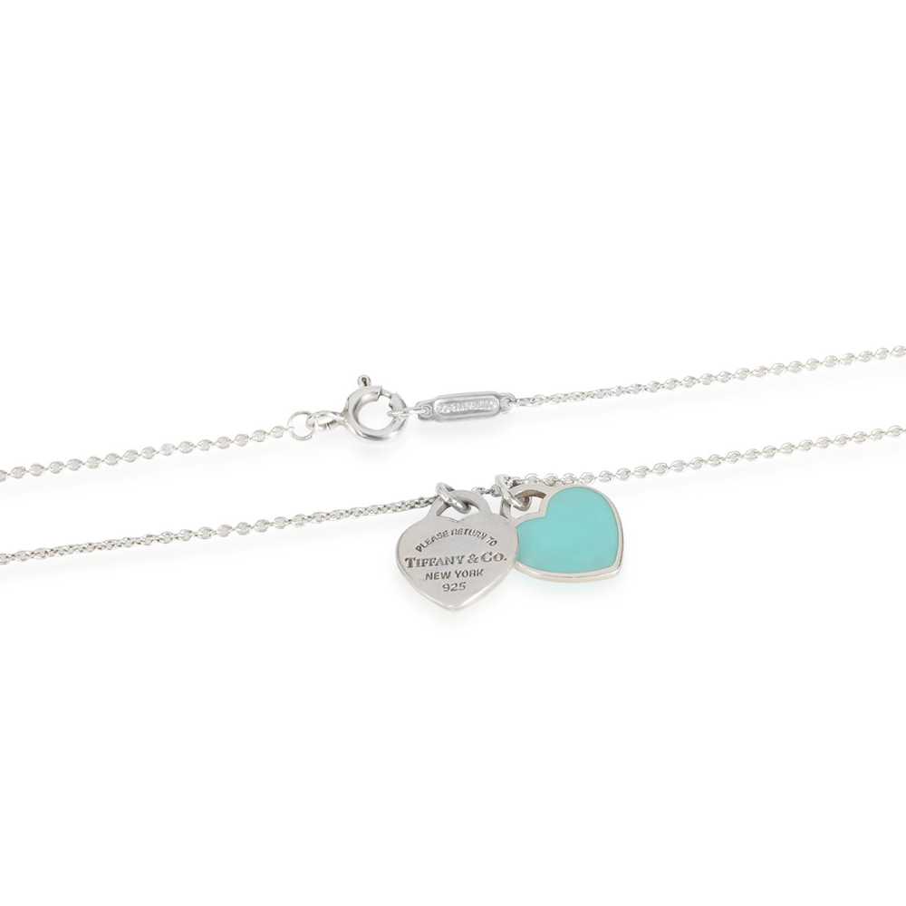 Tiffany & Co. Tiffany & Co. Double Mini Heart Tag… - image 2