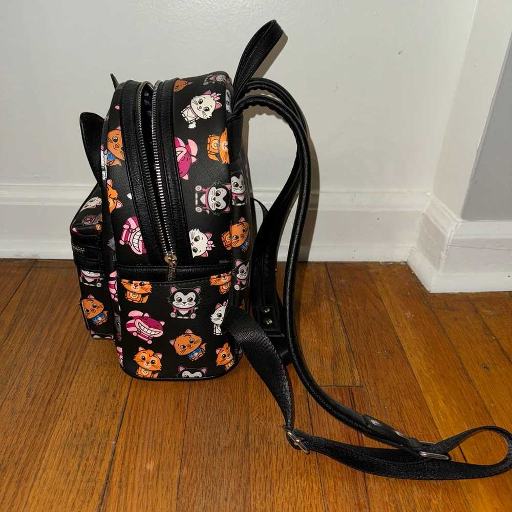 NWOT Disney Parks Loungefly Cats Backpack with Ea… - image 2