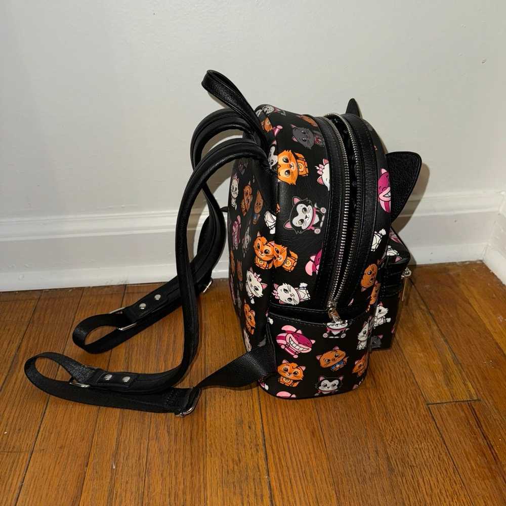 NWOT Disney Parks Loungefly Cats Backpack with Ea… - image 4