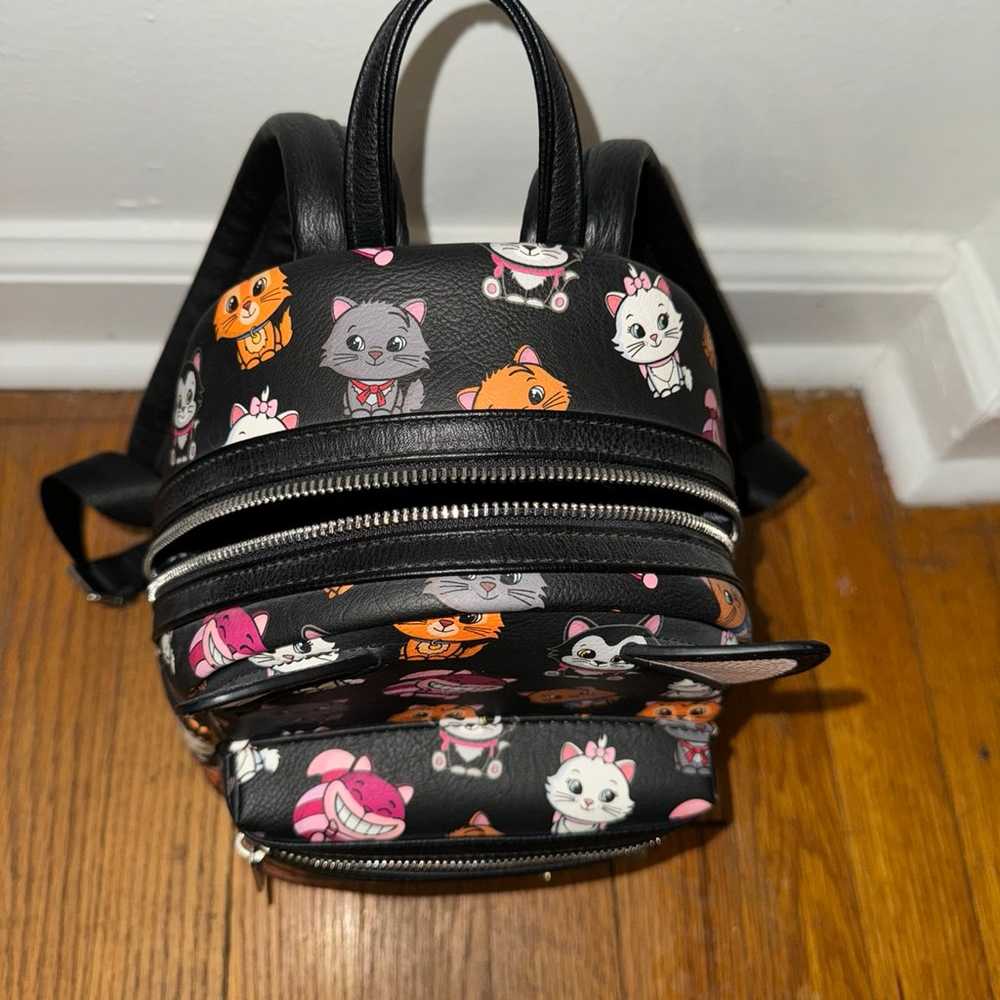 NWOT Disney Parks Loungefly Cats Backpack with Ea… - image 6