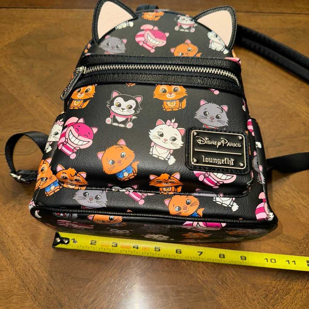 NWOT Disney Parks Loungefly Cats Backpack with Ea… - image 7