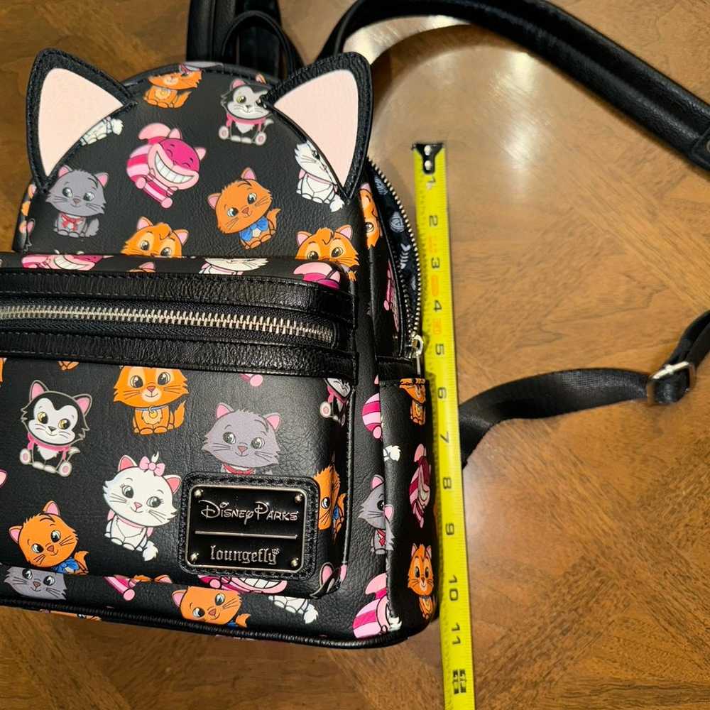 NWOT Disney Parks Loungefly Cats Backpack with Ea… - image 9
