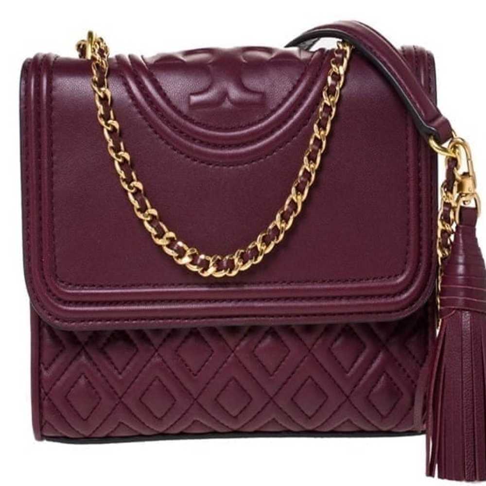 Tory Burch Fleming Leather Quilted Bag - image 12