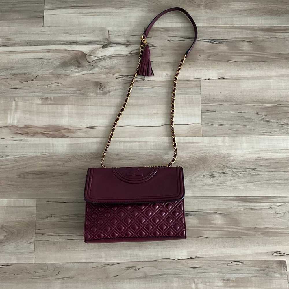 Tory Burch Fleming Leather Quilted Bag - image 3