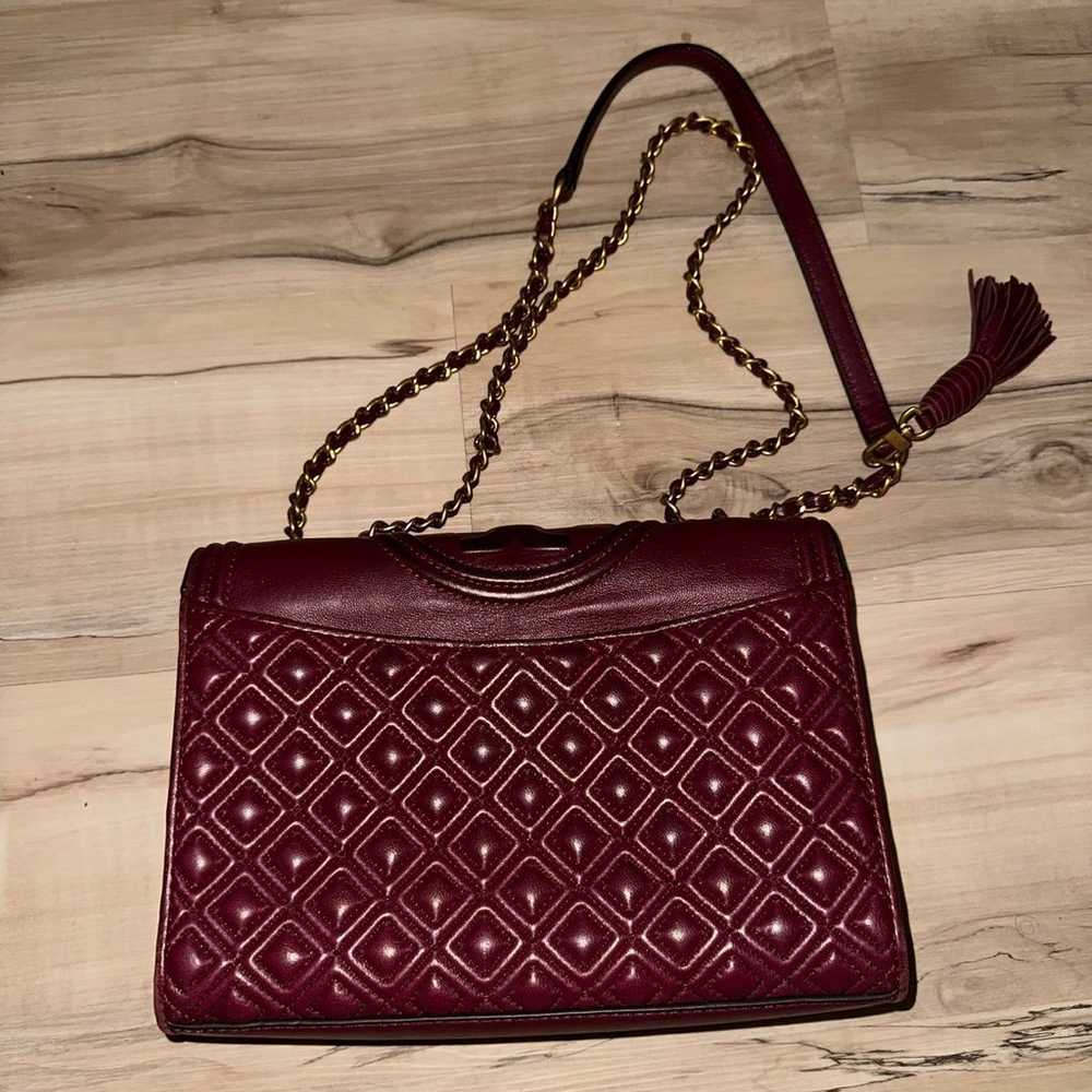 Tory Burch Fleming Leather Quilted Bag - image 5