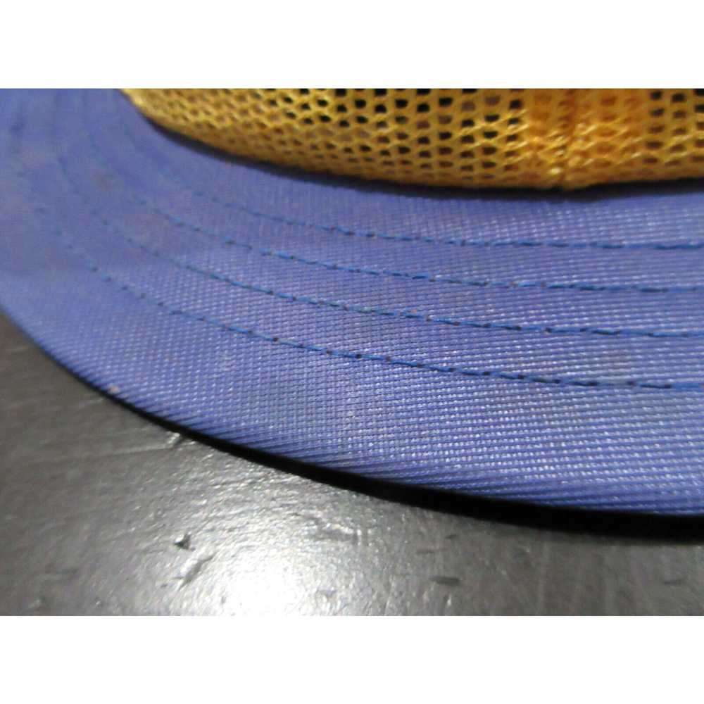 Vintage VINTAGE Napa Hat Cap Snap Back Yellow Blu… - image 3
